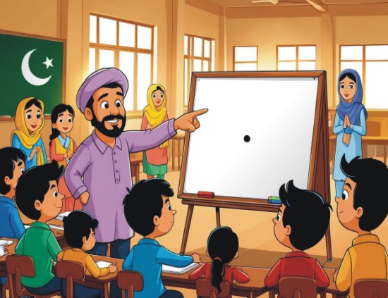 کالے نقطوں سے مثبت سوچ کی طرف -بچوں کیلئے سبق آموز کہانی