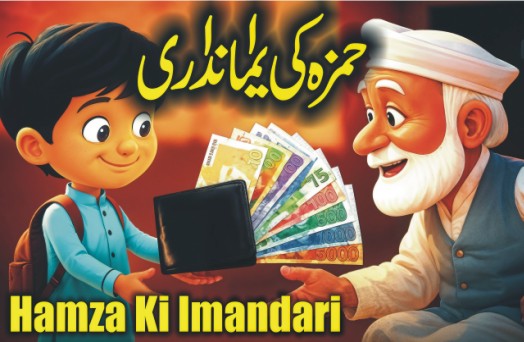 حمزہ کی ایمانداری کی کہانی - بچوں کے لیے سبق آموز کہانیاں